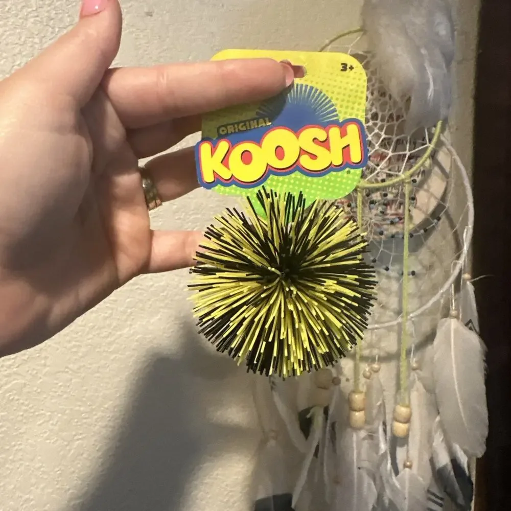 Original Koosh Ball Black And Yellow New Play Monster Hasbro New With Tags